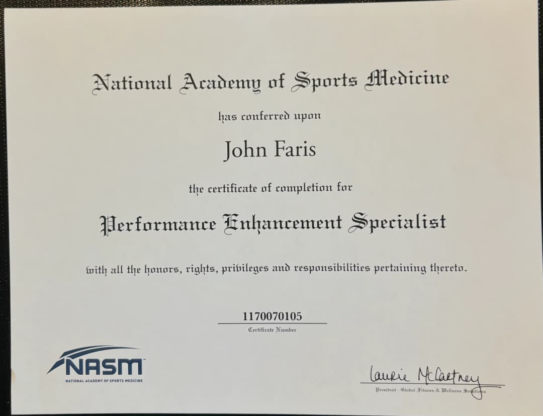 Performance Enhancement Specialization (PES)